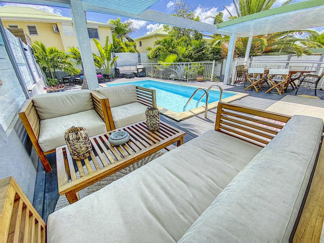 Location Villa 3 chambres Orient Bay St Martin-terrase-3